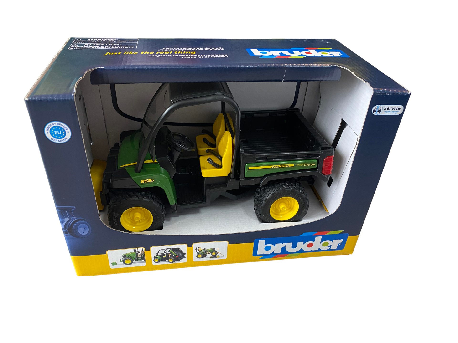 BRUDER John Deere Gator, (vezető nélkül)