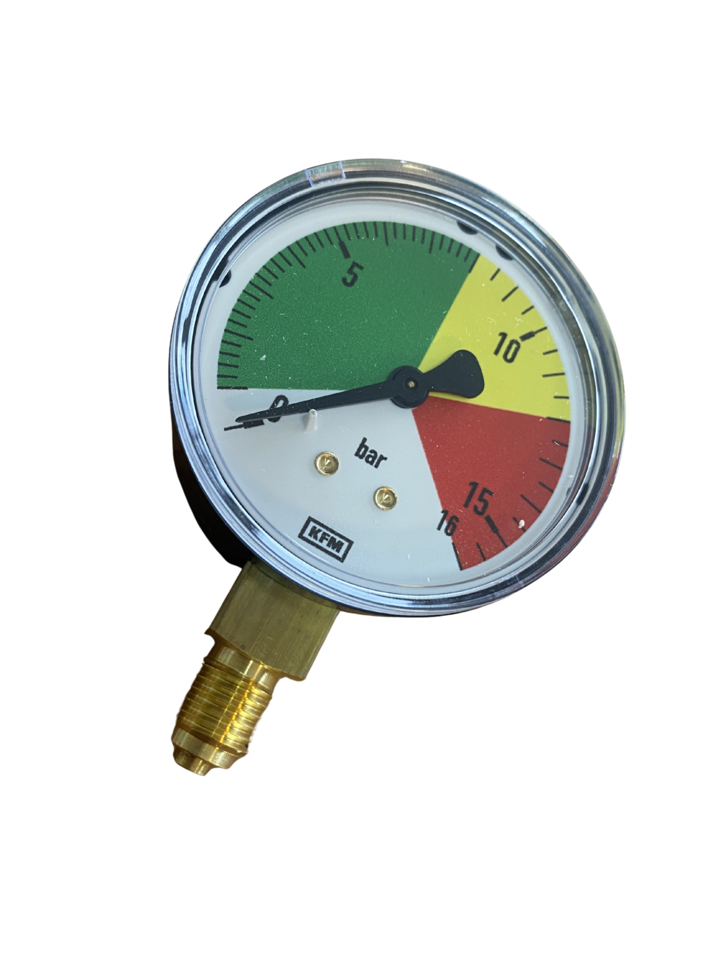 Permetező manométer, műanyagházas 0-16 BAR (12x1,5 menet)